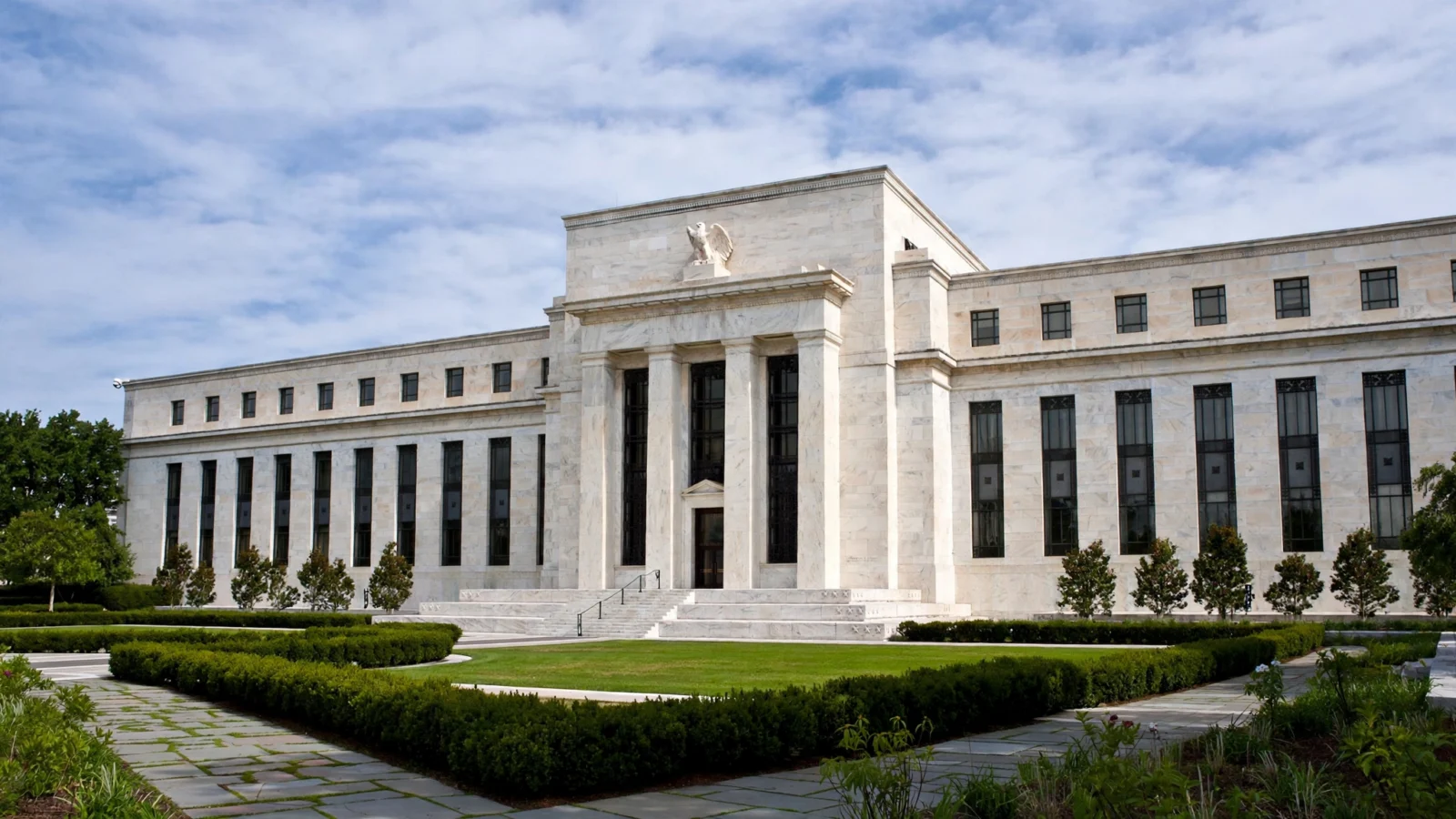 The Federal Reserve headquarters building in Washington, D.C.